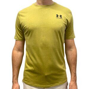 Under Armour Sportstyle Logo T-Shirt Men's Size S Olive Green Short Sleeve Tee